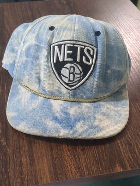 Mitchell & Ness Brooklyn Nets Acid Wash Snapback Hat - 2014 Vintage